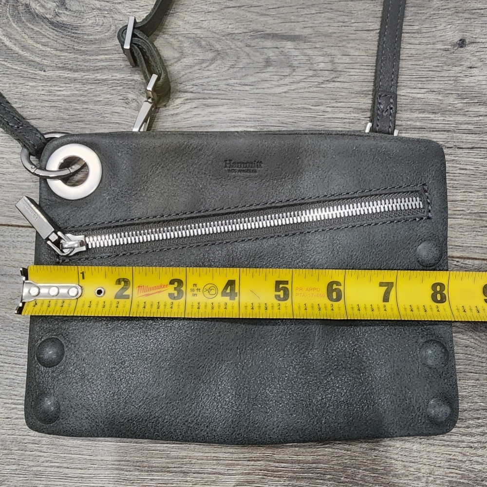 Hammitt Original Nash Grey Leather Bag - Picture 14 of 16